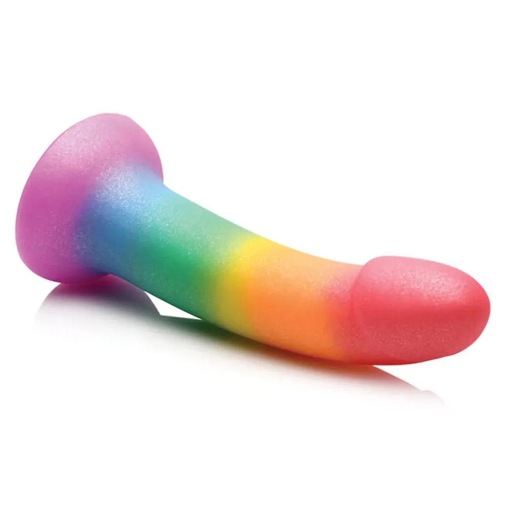 Simply Sweet 6.5-Inch Phallic Rainbow Dildo - Image 2