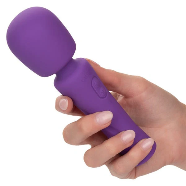 Stella Liquid Silicone Massager Purple Wand Vibrator - Image 2