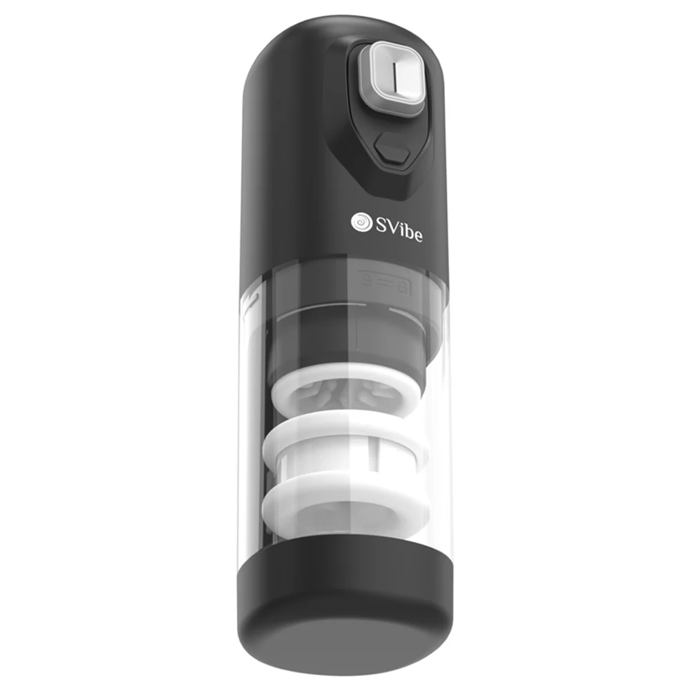 SVibe Ikon Spark Rotating & Thrusting Masturbator - Image 3