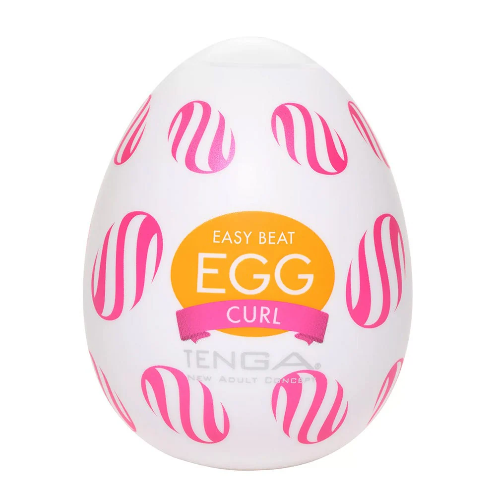 Tenga Easy Ona-Cap Egg Stroker - Curl - Image 3