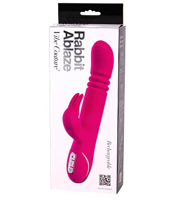 Vibe Couture Rabbit Ablaze Warming Thrusting Vibrator - Image 5
