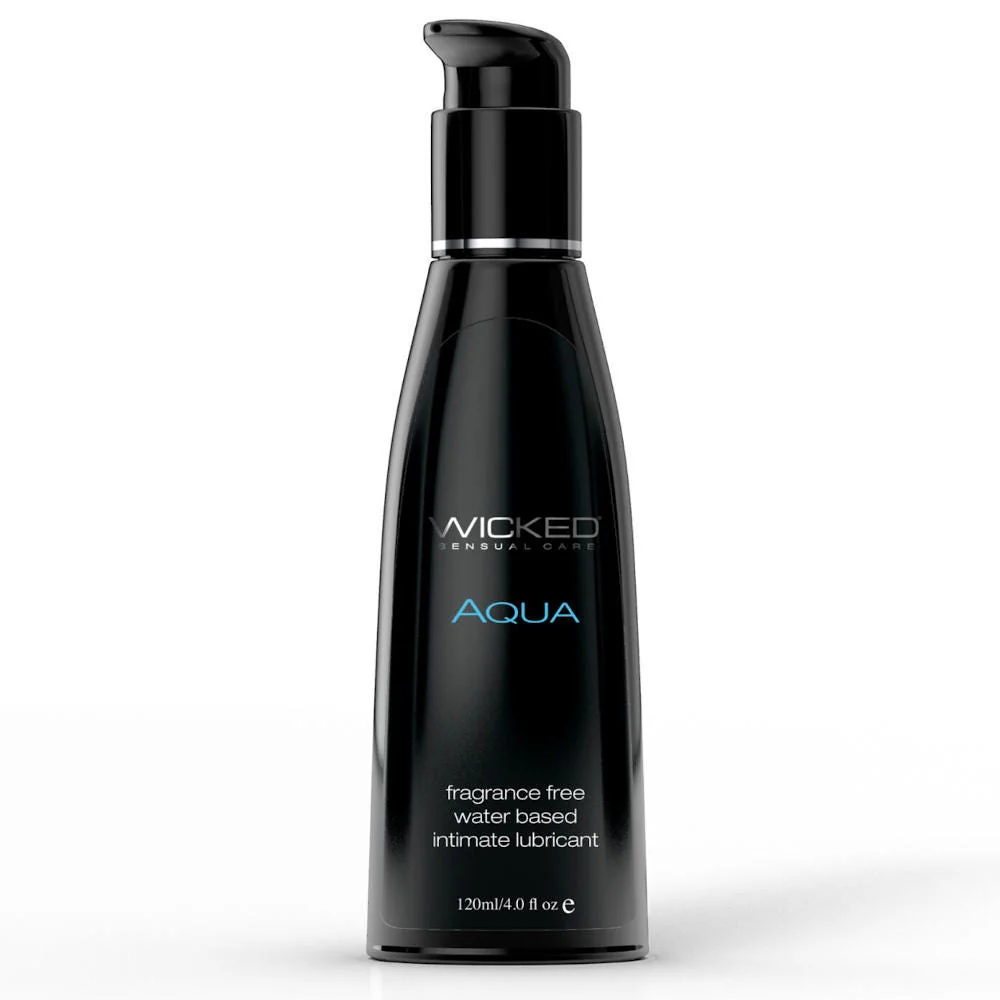 Wicked Aqua Fragrance Free Water Based Intimate Lubricant 120ml