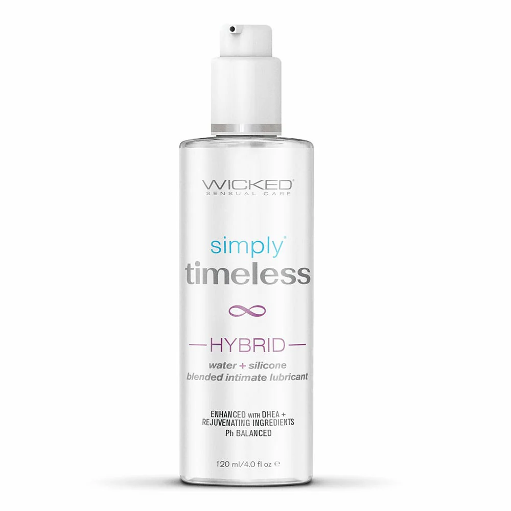 Wicked Simply Timeless Hybrid Water & Silicone Blended Intimate Lubricant 120ml