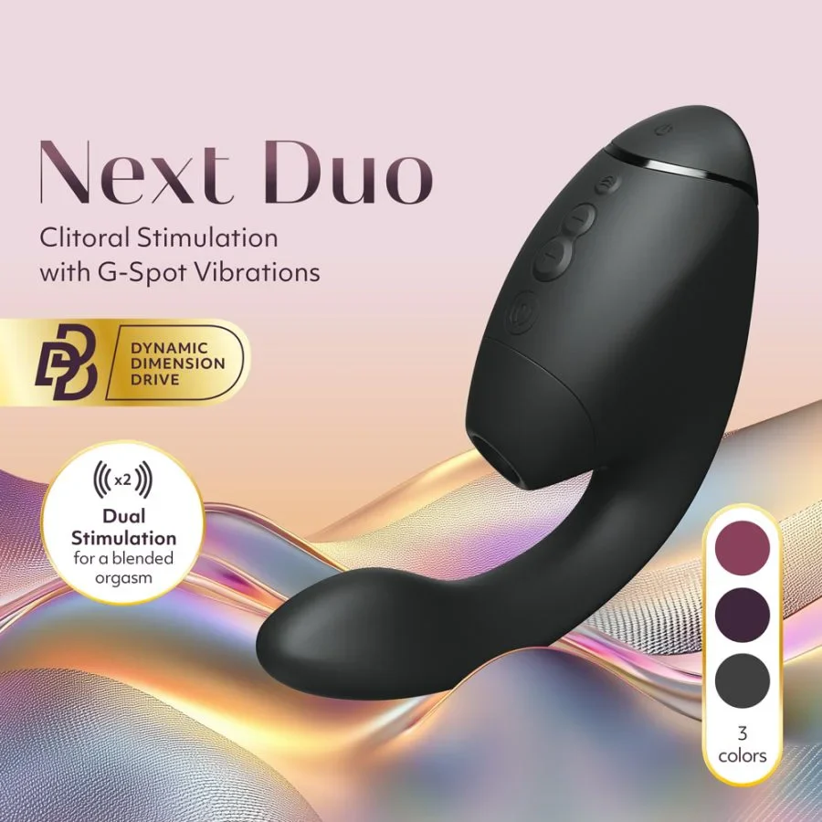 Womanizer Next Duo Air Pulse Rabbit Vibrator - Image 5