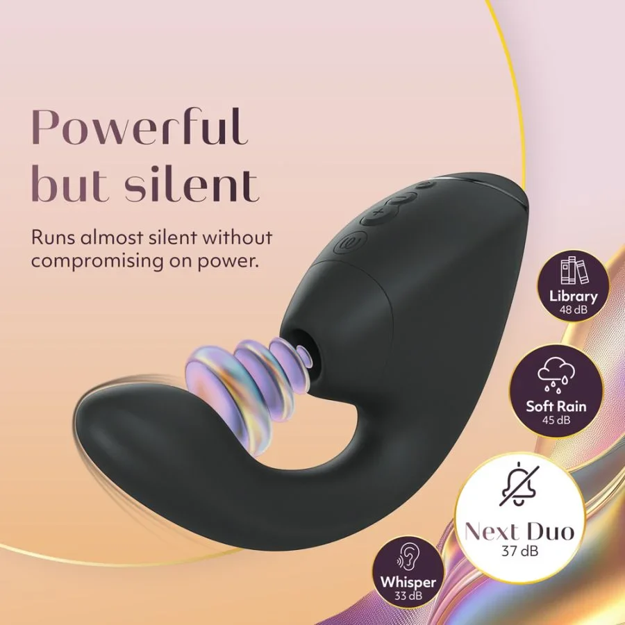 Womanizer Next Duo Air Pulse Rabbit Vibrator - Image 8