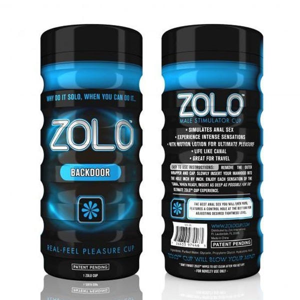 Zolo Back Door Masturbator Cup