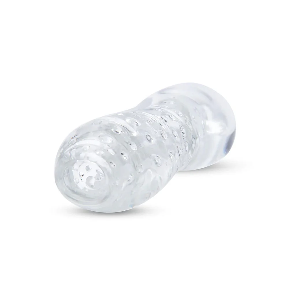 Zolo Gripz Wavy Squeezable Clear Stroker - Image 3