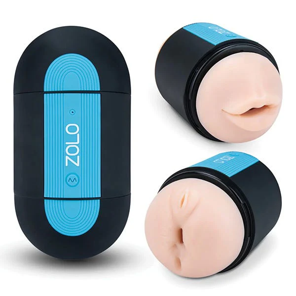 Zolo Pleasure Pill Vibrating Masturbator Double Ended USB Rechargeable Stroker - Image 2